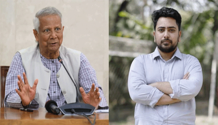 অধ্যাপক ইউনূস ‘পদত্যাগের বিষয়ে ভাবছেন’: নাহিদ ইসলাম