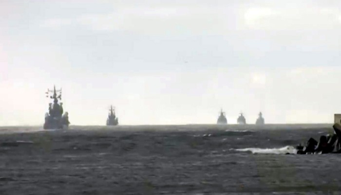 বাল্টিক সাগরে বড় ধরনের নৌ মহড়া রাশিয়ার
