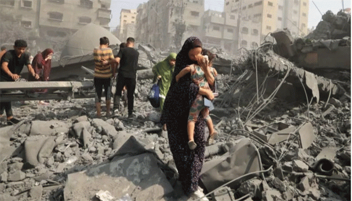 গাজায় ইসরায়েলি হামলায় একদিনে আরও ৫২ ফিলিস্তিনি নিহত গাজায় ইসরায়েলি হামলায় একদিনে আরও ৫২ ফিলিস্তিনি নিহত