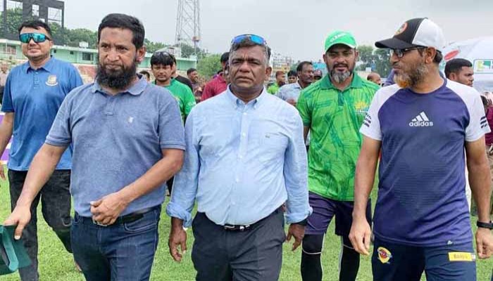 টেস্ট ক্রিকেটের ২৫ বছর পূর্তি উপলক্ষে রাজশাহীতে বিসিবি সভাপতি বুলবুল