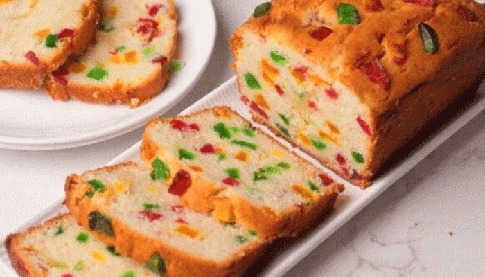 ডিম ছাড়াই তৈরি করুন টুটি ফ্রুটি কেক ডিম ছাড়াই তৈরি করুন টুটি ফ্রুটি কেক