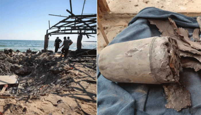 গাজার একটি ক্যাফেতে ৫০০ পাউন্ডের মার্কিন বোমা দিয়ে হামলা! গাজার একটি ক্যাফেতে ৫০০ পাউন্ডের মার্কিন বোমা দিয়ে হামলা!