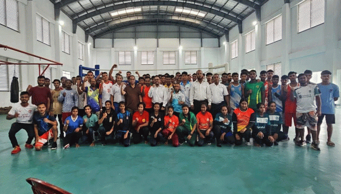 রাজশাহীতে বক্সিং প্রতিযোগিতার  বাছাই পর্ব ২০২৫ অনুষ্ঠিত