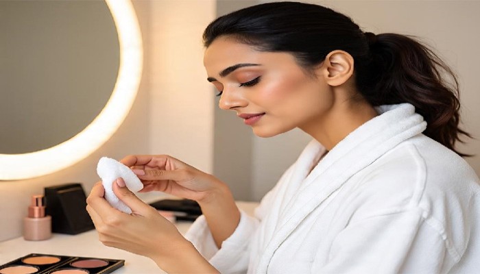 ২ মিনিটেই মেকআপ তুলে ফেলছেন? কোন ভুলে ত্বকের মারাত্মক ক্ষতি হয়ে যেতে পারে ২ মিনিটেই মেকআপ তুলে ফেলছেন? কোন ভুলে ত্বকের মারাত্মক ক্ষতি হয়ে যেতে পারে