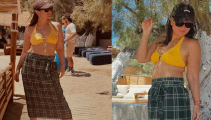 গ্রিসের সমুদ্র সৈকতে ‘লুঙ্গি ডান্স’ করলেন 'হটি' করিনা গ্রিসের সমুদ্র সৈকতে ‘লুঙ্গি ডান্স’ করলেন 'হটি' করিনা