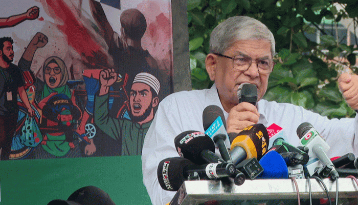 চাপে ফেলে বিএনপিকে বেকায়দায় ফেলা যাবে না: ফখরুল