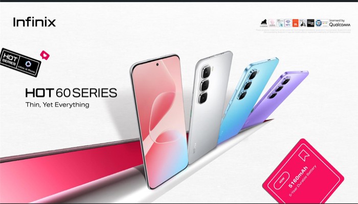 বিশ্বের সবচেয়ে পাতলা ৩ডি কার্ভড ডিসপ্লে ফোন নিয়ে আসলো ইনফিনিক্স হট ৬০ সিরিজ বিশ্বের সবচেয়ে পাতলা ৩ডি কার্ভড ডিসপ্লে ফোন নিয়ে আসলো ইনফিনিক্স হট ৬০ সিরিজ