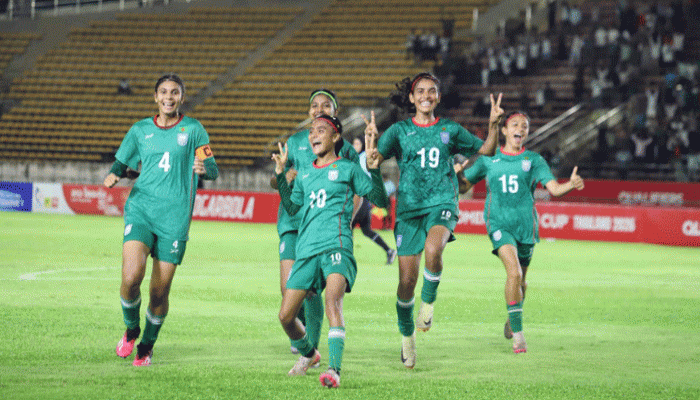 সাগরিকার জোড়া গোলে লাওসকে হারাল বাংলাদেশ সাগরিকার জোড়া গোলে লাওসকে হারাল বাংলাদেশ