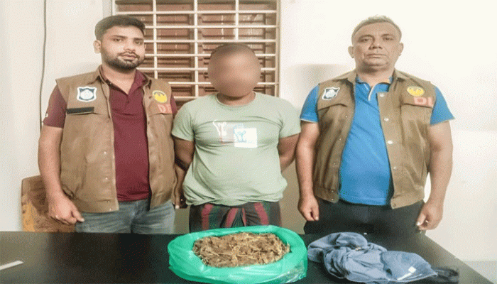 নগরীতে গাঁজাসহ মো: জহুরুল ইসলাম গ্রেফতার