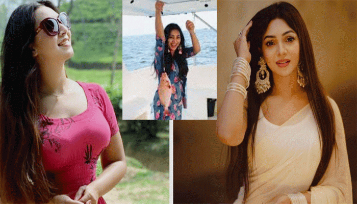 সমুদ্রে মাছ ধরছেন প্রভা সমুদ্রে মাছ ধরছেন প্রভা