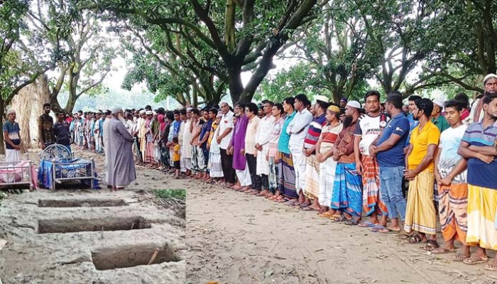 ঋণের দায়ে পরিবারসহ আত্মঘাতী: রাজশাহীতে ২ গ্রামে চারজনের দাফন সম্পন্ন