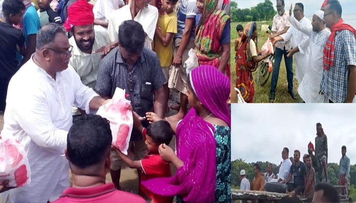 বাঘায় বন্যা দুর্গতদের মাঝে ত্রাণ বিতরণ করলেন বিএনপি নেতা আনোয়ার হোসেন উজ্জল বাঘায় বন্যা দুর্গতদের মাঝে ত্রাণ বিতরণ করলেন বিএনপি নেতা আনোয়ার হোসেন উজ্জল