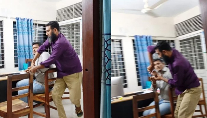 পটুয়াখালীতে সংবাদকর্মীর মোবাইল ছিনিয়ে নিলেন ইউনিয়ন ভূমি কর্মকর্তা পটুয়াখালীতে সংবাদকর্মীর মোবাইল ছিনিয়ে নিলেন ইউনিয়ন ভূমি কর্মকর্তা