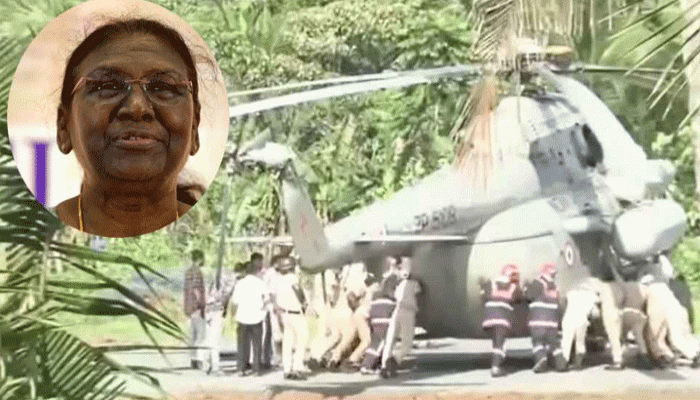 দুর্ঘটনার কবলে ভারতের রাষ্ট্রপতির হেলিকপ্টার