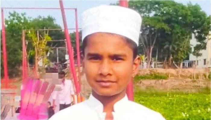 নিখোঁজের দুদিন পর পুকুরে মিলল মাদরাসাছাত্রের বস্তাবন্দি লাশ 
