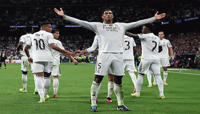 বেলিংহামের গোলে রিয়ালের তিনে তিন বেলিংহামের গোলে রিয়ালের তিনে তিন