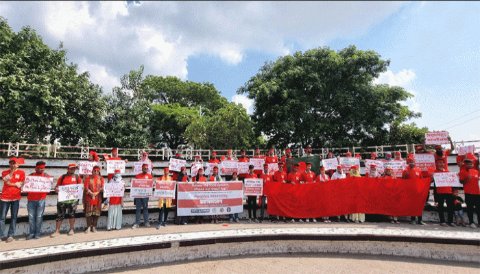 সবুজ জ্বালানি নির্ভর খাদ্য ব্যবস্থা গড়ে তোলার দাবিতে রাজশাহীতে জনসমাবেশ সবুজ জ্বালানি নির্ভর খাদ্য ব্যবস্থা গড়ে তোলার দাবিতে রাজশাহীতে জনসমাবেশ