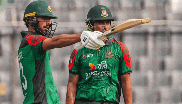 ১০ বছর পর মিরপুরে উদ্বোধনী জুটিতে শতরান বাংলাদেশের ১০ বছর পর মিরপুরে উদ্বোধনী জুটিতে শতরান বাংলাদেশের