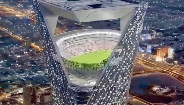 চৌত্রিশের বিশ্বকাপ ‘গগনচুম্বী’ স্টেডিয়ামে আয়োজনের পরিকল্পনা সৌদি আরবের চৌত্রিশের বিশ্বকাপ ‘গগনচুম্বী’ স্টেডিয়ামে আয়োজনের পরিকল্পনা সৌদি আরবের