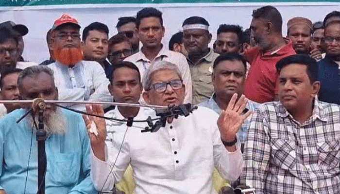 নিজ মাটি ছেড়ে আমরা কখনো পালাব না: মির্জা ফখরুল