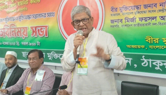 একটি মহল নির্বাচন পিছিয়ে দেওয়ার পাঁয়তারা করছে: মির্জা ফখরুল