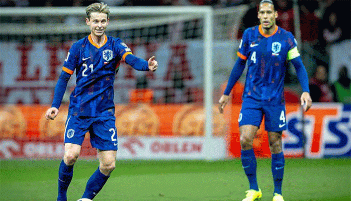 লিথুয়ানিয়াকে ৪-০ গোলে হারিয়েছে ডাচরা