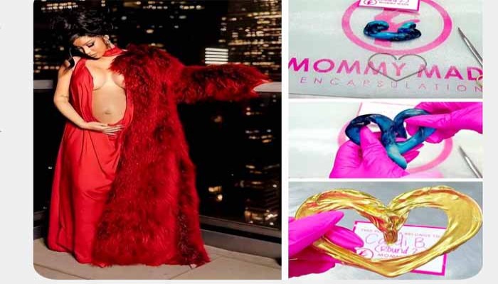 ছেলের নাড়ি দিয়েই পেনডেন্ট বানালেন কার্ডি বি!