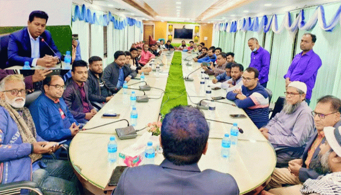 সিংড়ায় সাংবাদিকদের সাথে নবাগত ইউএনও'র মতবিনিময় সভা