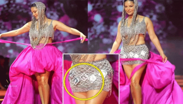 র‍্যাম্পে উঠেই স্কার্ট খুলে ফেললেন সানি লিওন