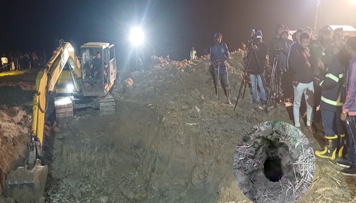 তানোরে অবৈধ সেচ পাম্পের পরিত্যক্ত বোরিংয়ে পড়ে বন্দী দু’বছরের শিশু