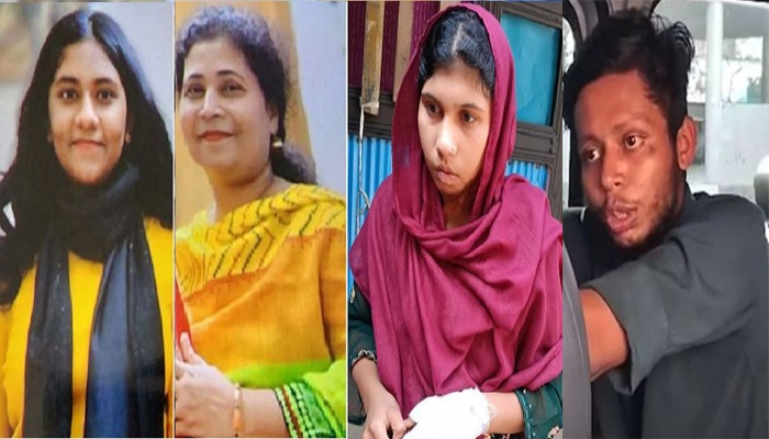 মোহাম্মদপুরে মা–মেয়ে হত্যা: গৃহকর্মী আয়েশার ৬ দিন, স্বামীর ৩ দিনের রিমান্ড