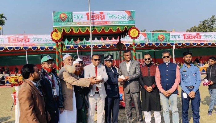 রাণীনগরে যথাযোগ্য মর্যাদায় মহান বিজয় দিবস পালিত