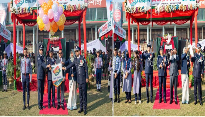 যথাযোগ্য মর্যাদা ও উৎসাহের সাথে রাজশাহীতে মহান বিজয় দিবস উদযাপিত