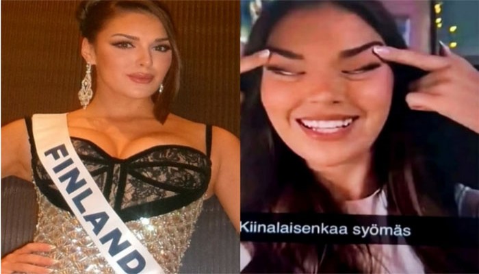 মুকুট হারালেন মিস ফিনল্যান্ড বিতর্কিত অঙ্গভঙ্গি করে