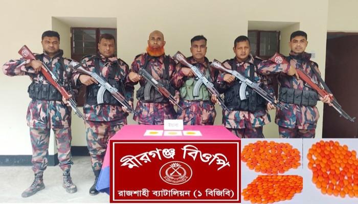 রাজশাহীতে আমবাগান থেকে বিপুল পরিমান ভারতীয় ইয়াবা জব্দ