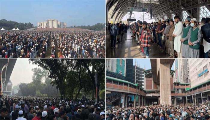 খালেদা জিয়ার জানাজায় স্মরণকালের রেকর্ড মানুষের অংশগ্রহণ