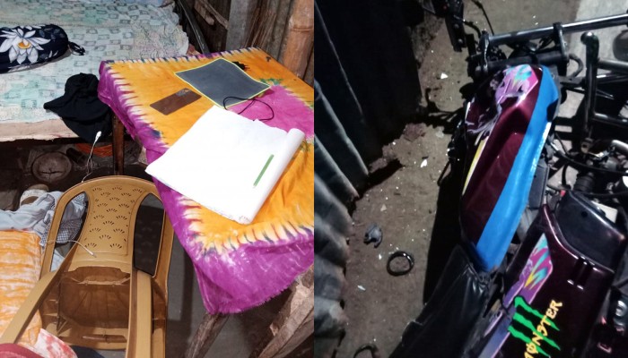 মতিহারে স্বেচ্ছাসেবক দল নেতার বাড়িতে হামলা-ভাঙচুর