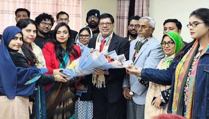 নর্থ বেঙ্গল ইন্টারন্যাশনাল ইউনিভার্সিটির নবনিযুক্ত উপাচার্য প্রফেসর ড. এম. ছায়েদুর রহমানের যোগদান