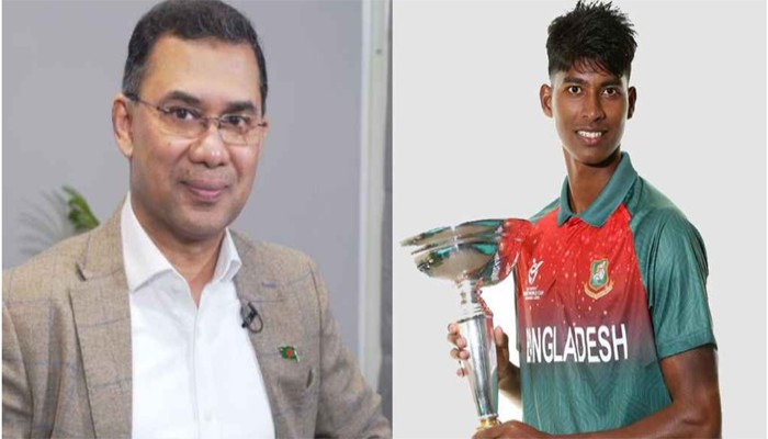 বিশ্বকাপজয়ী ক্রিকেটার শাহীনের পাশে দাঁড়ালেন তারেক রহমান