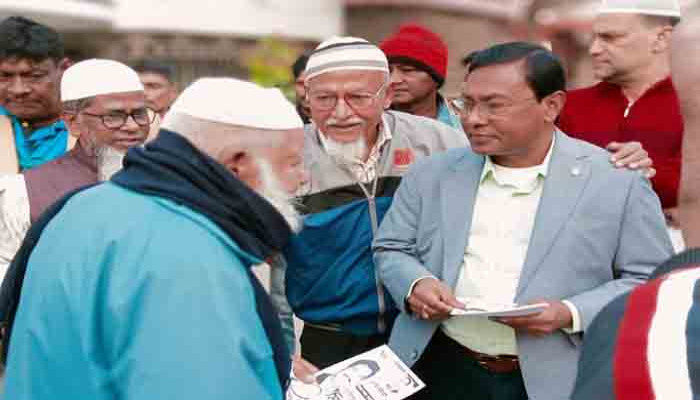 খন্দকার হাসান কবিরের নেতৃত্বে রাসিক ৯ নম্বর ওয়ার্ডে বিএনপি প্রার্থীর পক্ষে গণসংযোগ