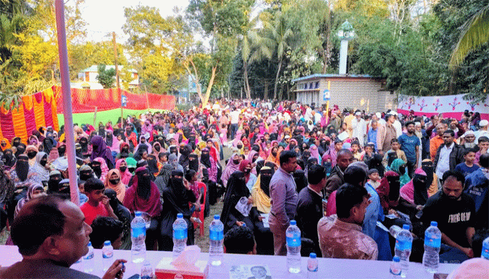 নোয়াখালীতে ধানের শীষের উঠান বৈঠকে নারীদের ঢল