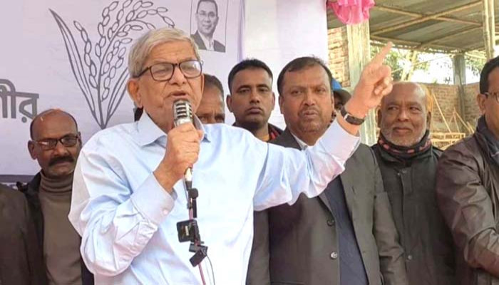 হিন্দুদের নিরাপত্তায় আমিই হবো প্রথম শহীদ: ঠাকুরগাঁওয়ে নির্বাচনী প্রচারণায়- মির্জা ফখরুল