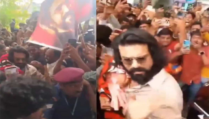 মেয়েকে কোলে নিয়ে হাসপাতালে পৌঁছতেই ভক্তদের ভিড়ে আটকে পড়লেন অভিনেতা