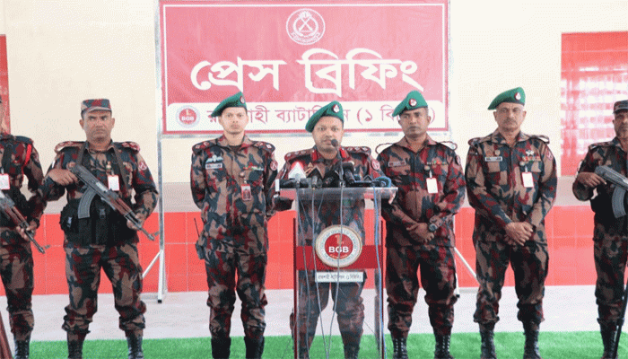 রাজশাহী সীমান্ত থেকে বিদেশি অস্ত্র উদ্ধার