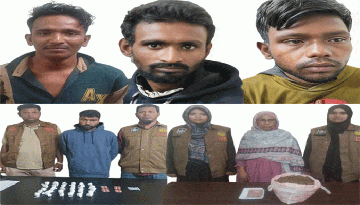 নগরীতে গাঁজা ও ট্যাপেন্টাডল ট্যাবলেট সহ মাদক কারবারী গ্রেফতার ৫