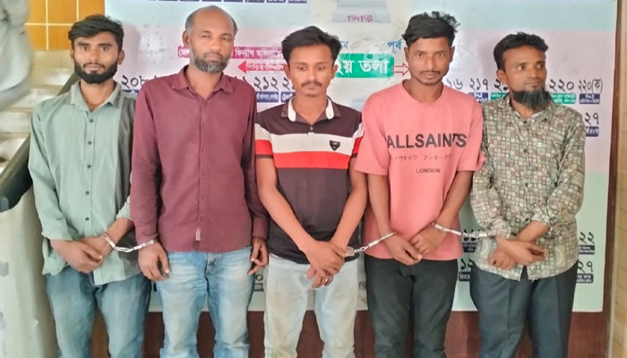 নোয়াখালীতে ৫ মাদকসেবীকে কারাদণ্ড