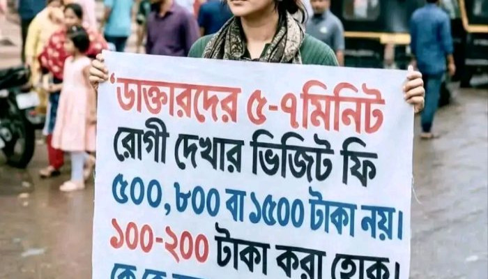 ডাক্তারদের ভিজিট ফি বাড়ায় রাজশাহীতে চিকিৎসা সংকট তীব্র