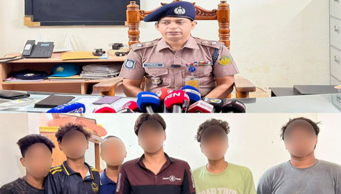 রাজশাহীতে রিকশাচালককে পিটিয়ে টাকা ছিনতাই: কিশোর গ্যাংয়ের ৬ সদস্য গ্রেপ্তার