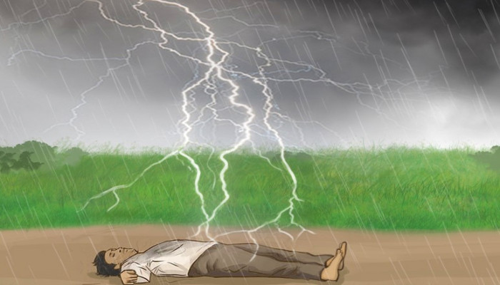 মান্দায় বজ্রপাতে কৃষকের মৃত্যু