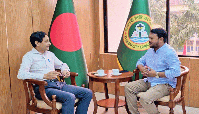 রাসিক প্রশাসকের সাথে রুয়েট উপাচার্যের সৌজন্য সাক্ষাৎ